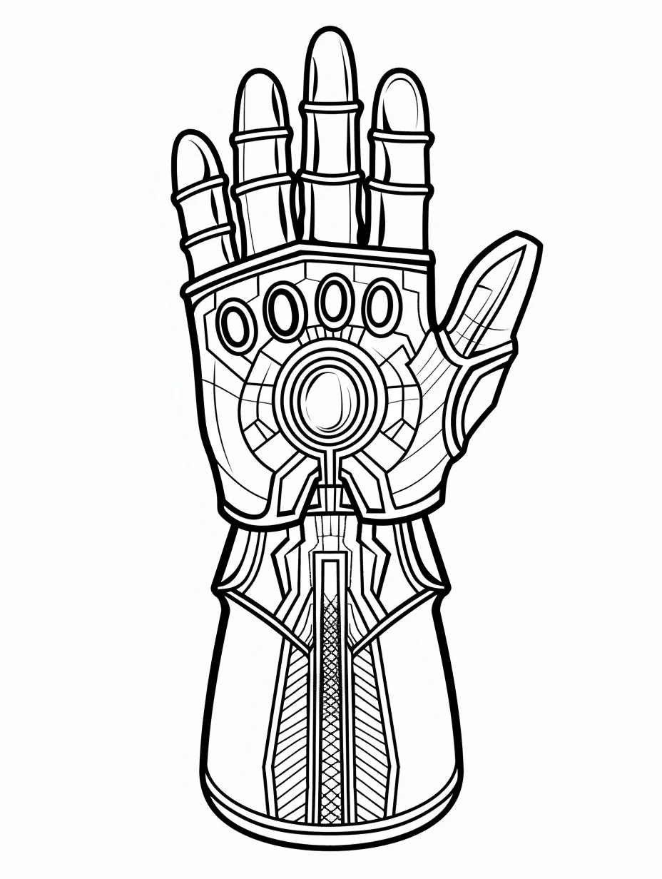 Thanos de colorat p4