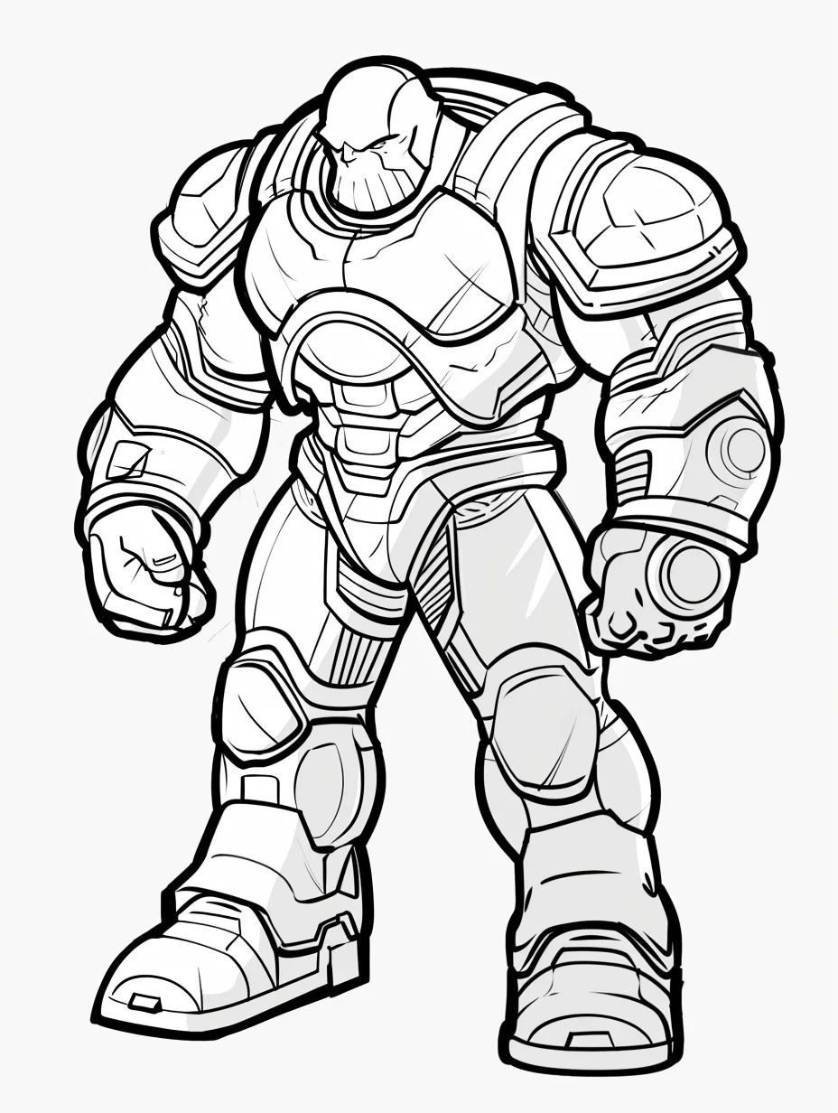 Thanos de colorat p2