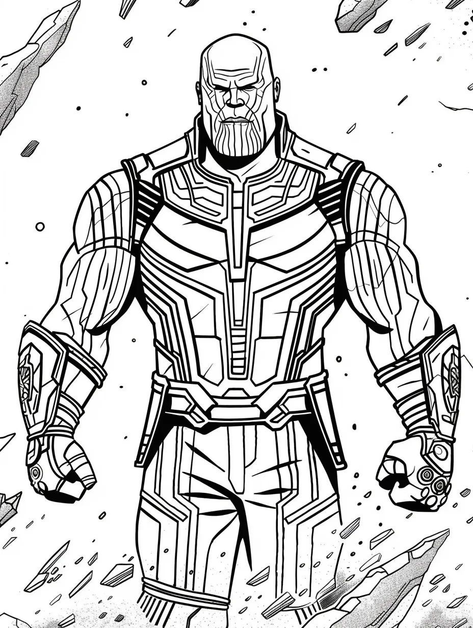 Thanos de colorat p11