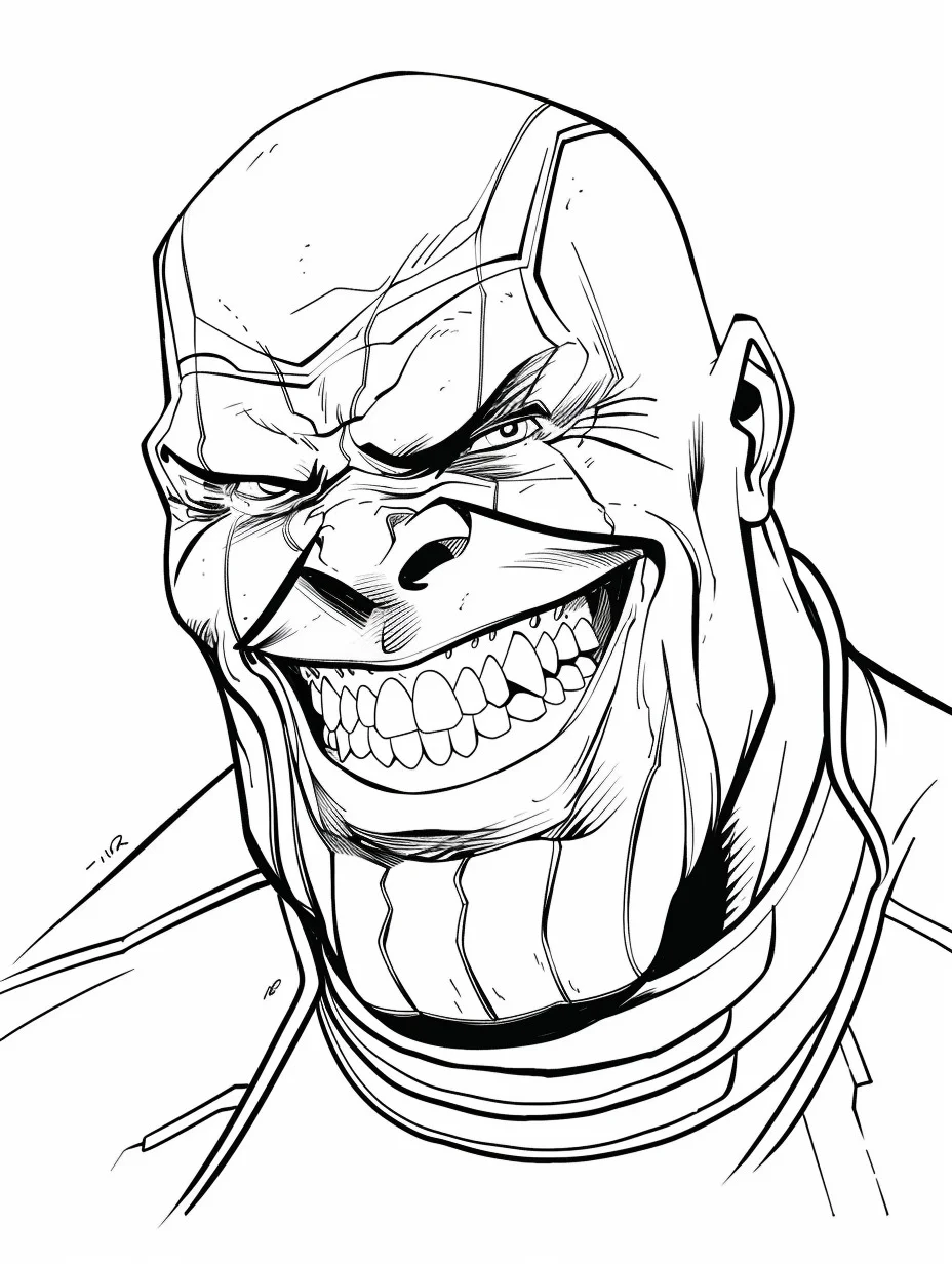 Thanos de colorat p10