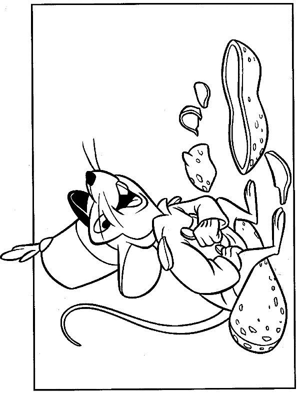 Fisă de colorat cu Dumbo de colorat p20