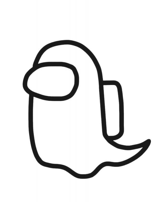 Fisă de colorat cu Among Us de colorat p19