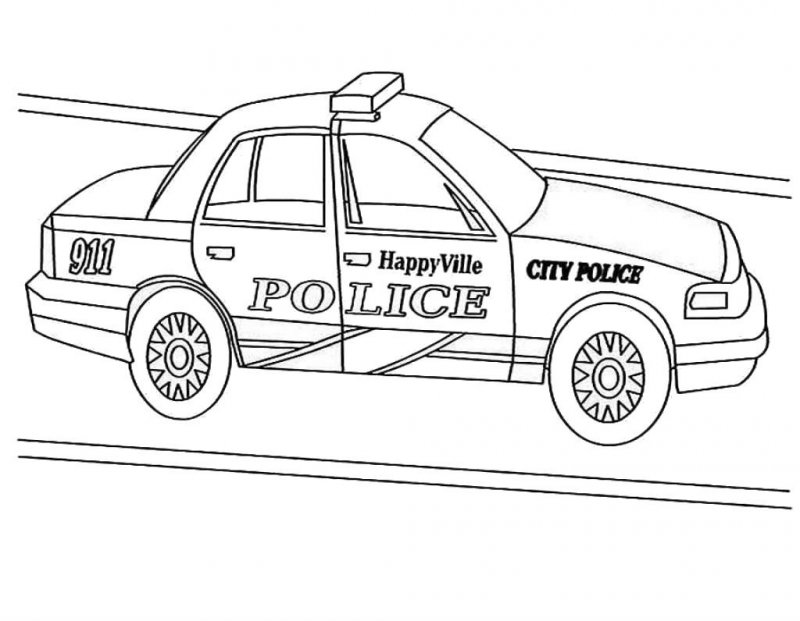 Fisă de colorat cu Masini de colorat p27