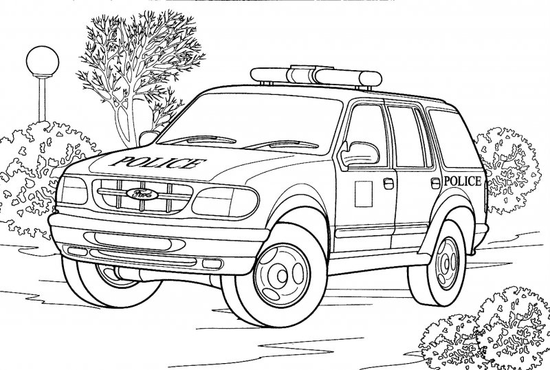 Fisă de colorat cu Masini de colorat p30