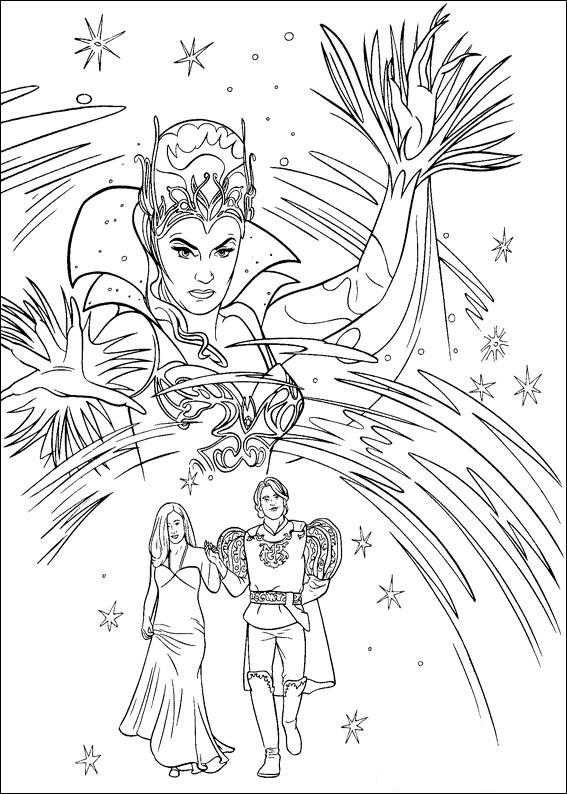 Fisă de colorat cu Enchanted de colorat p11
