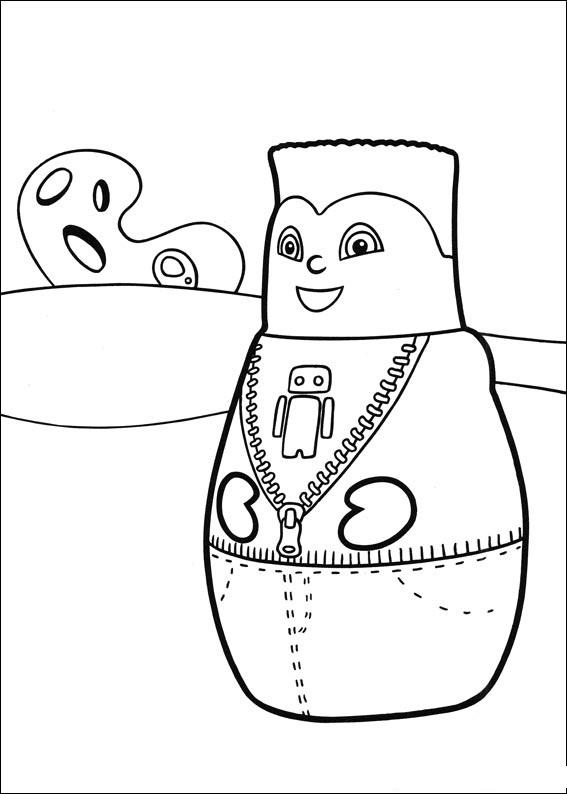 Fisă de colorat cu Eroii orasului higgly de colorat p04