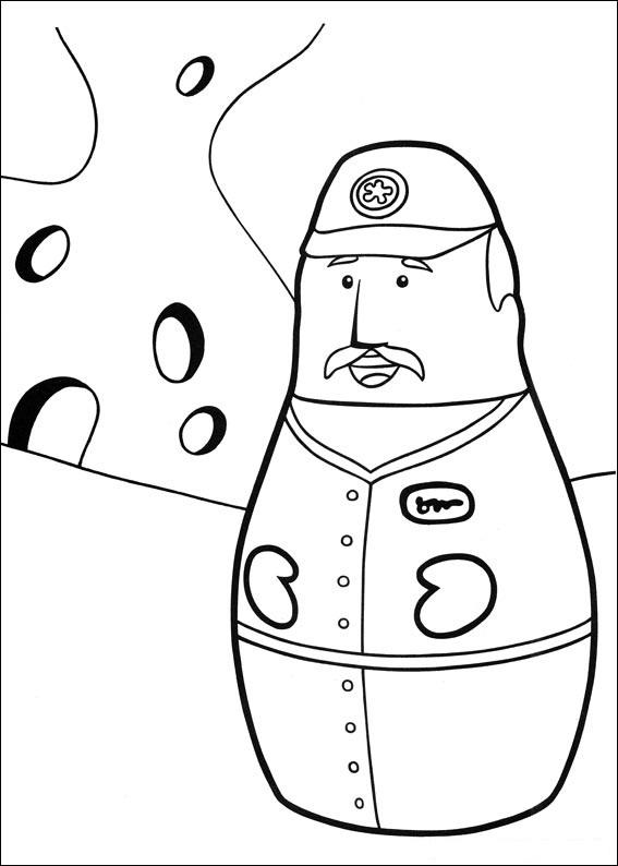 Fisă de colorat cu Eroii orasului higgly de colorat p09