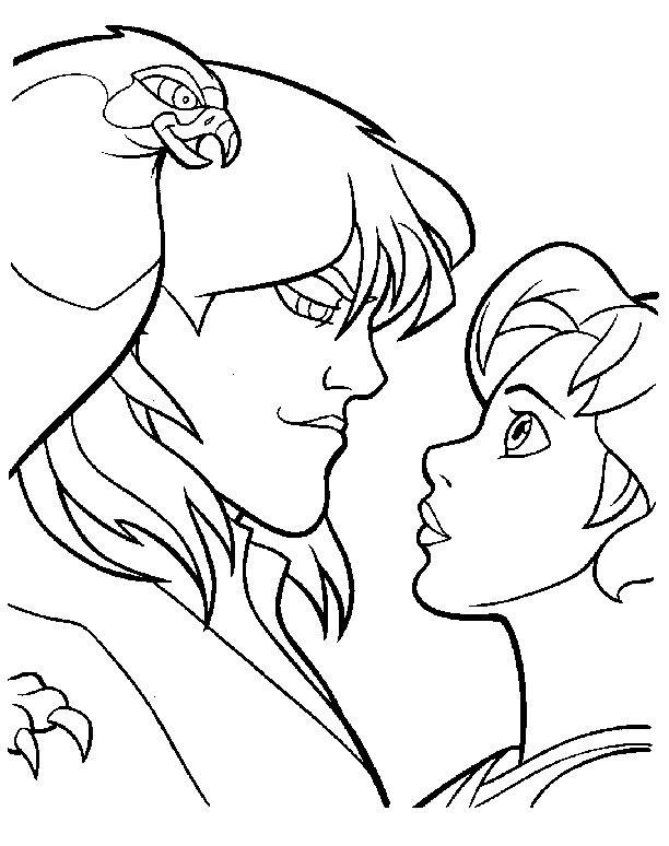 Fisă de colorat cu Excalibur de colorat p13