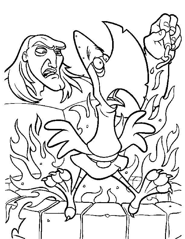 Fisă de colorat cu Excalibur de colorat p28