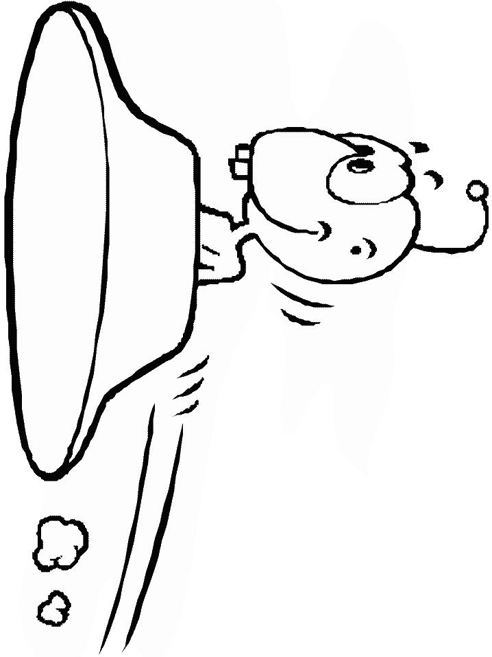 Fisă de colorat cu Extraterestrii de colorat p12