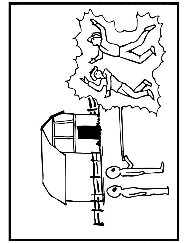 Fisă de colorat cu Extraterestrii de colorat p31