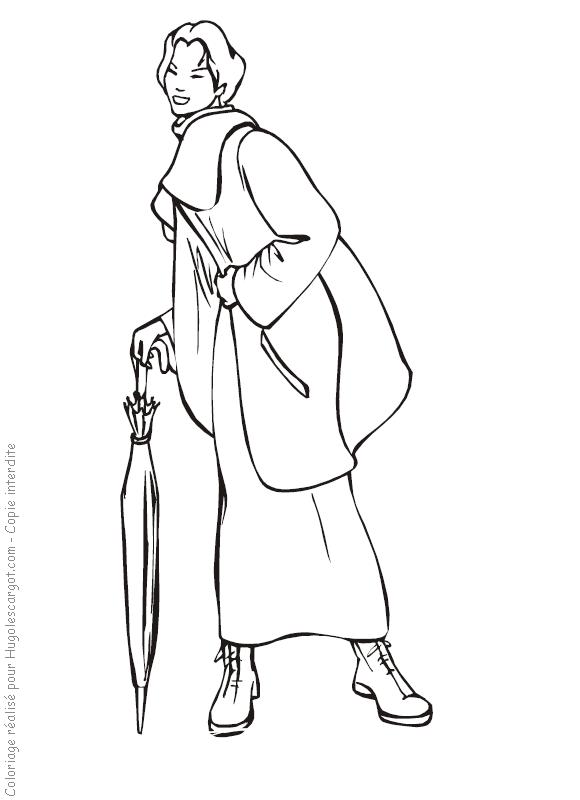 Fisă de colorat cu Fashion de colorat p11