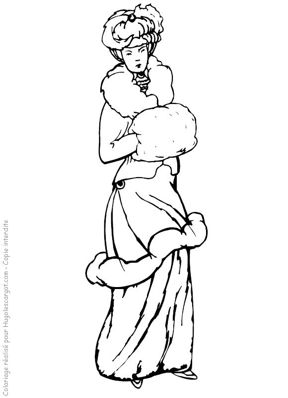 Fisă de colorat cu Fashion de colorat p15