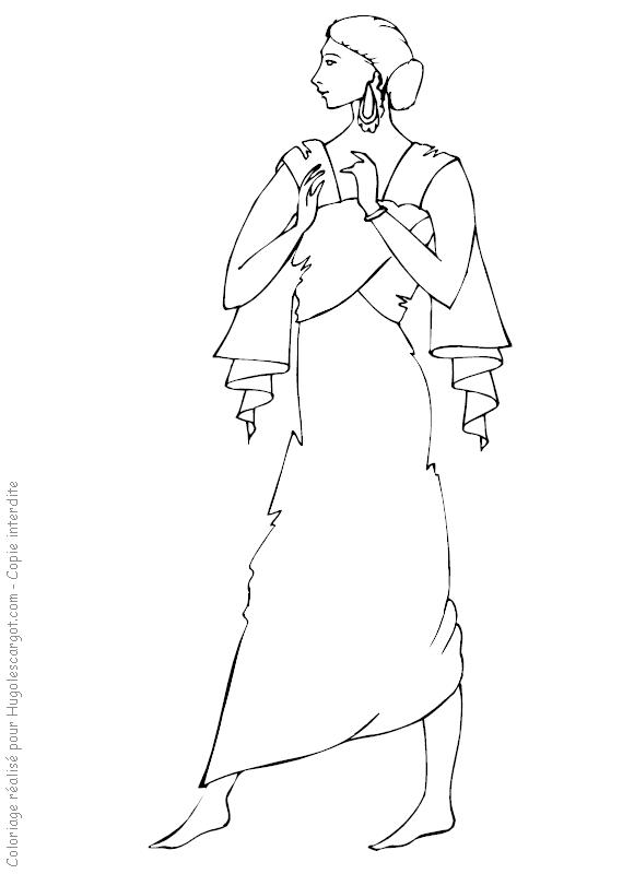 Fisă de colorat cu Fashion de colorat p37