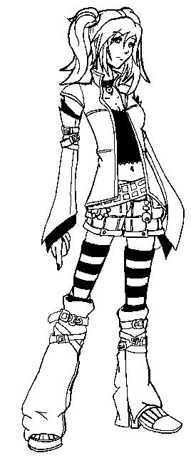 Fisă de colorat cu Fashion de colorat p47