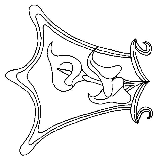 Fisă de colorat cu Flori cale de colorat p05