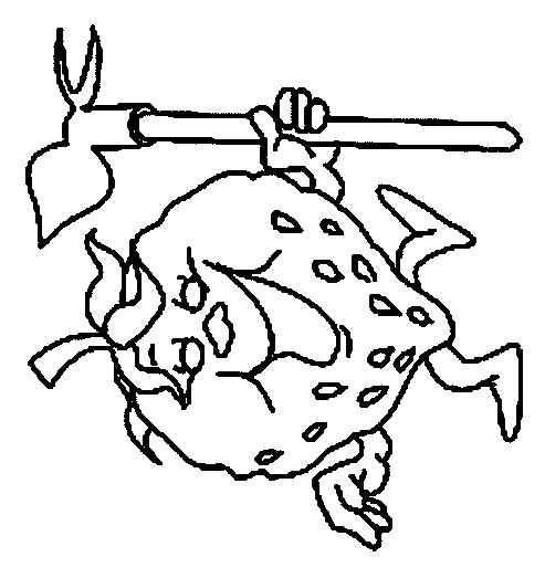 Fisă de colorat cu Fructe capsune de colorat p08