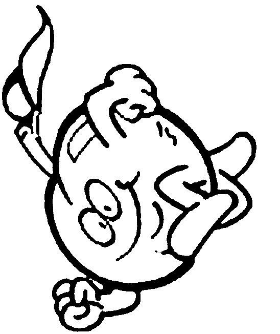 Fisă de colorat cu Fructe cirese de colorat p02