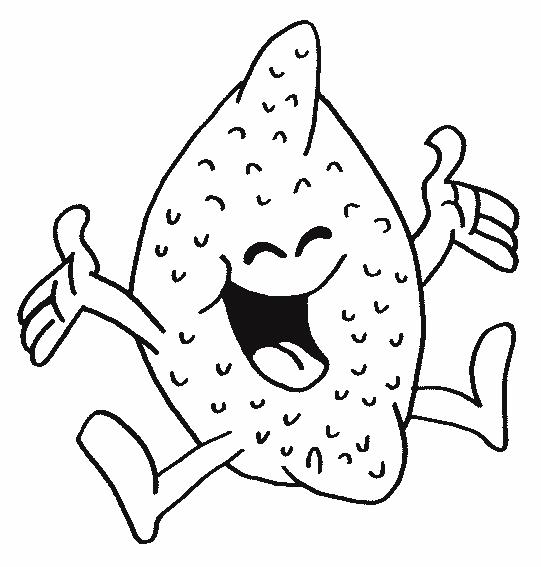 Fisă de colorat cu Fructe lamaie de colorat p08