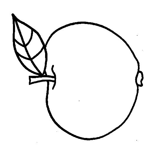 Fisă de colorat cu Fructe mere de colorat p13