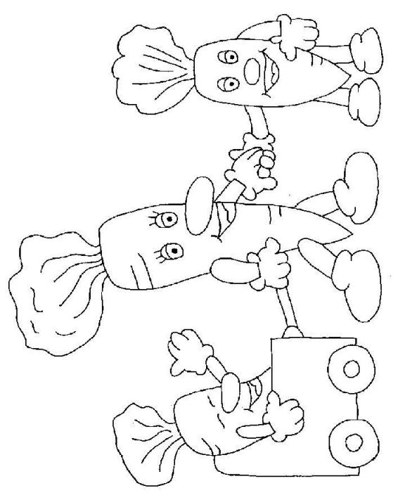 Fisă de colorat cu Fructe si legume de colorat p30