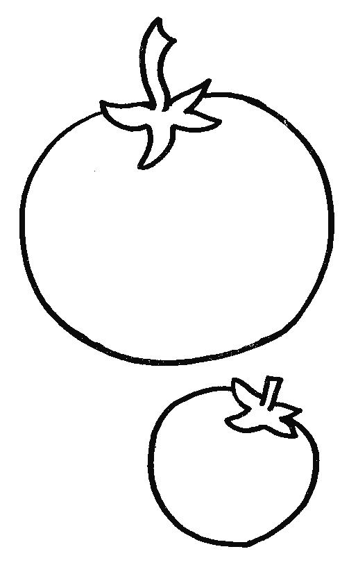 Fisă de colorat cu Fructe si legume de colorat p64