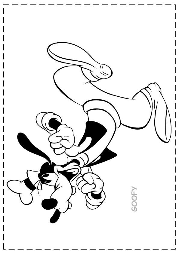 Fisă de colorat cu Goofy de colorat p32