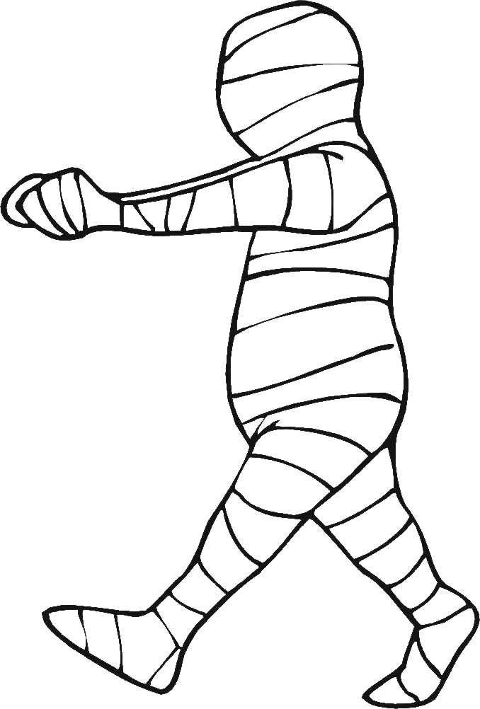 Fisă de colorat cu Hallowen de colorat p75