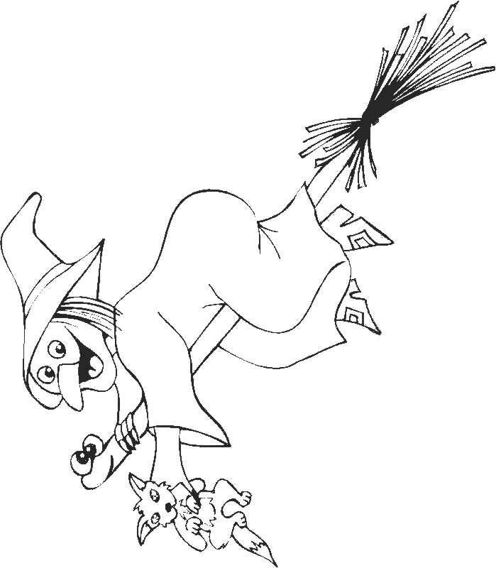 Fisă de colorat cu Hallowen de colorat p88