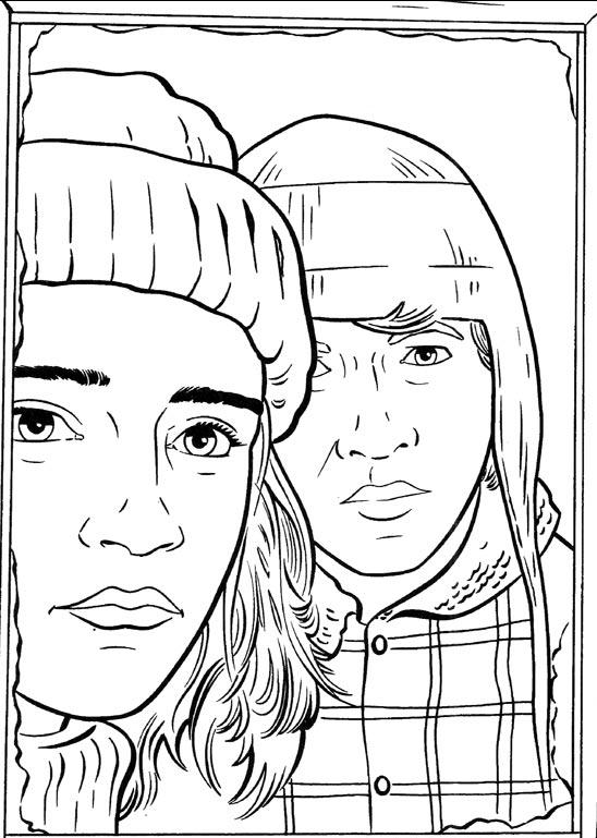 Fisă de colorat cu Harry potter de colorat p09