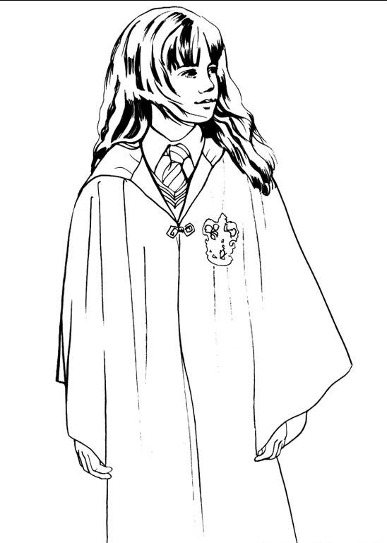 Fisă de colorat cu Harry potter de colorat p15