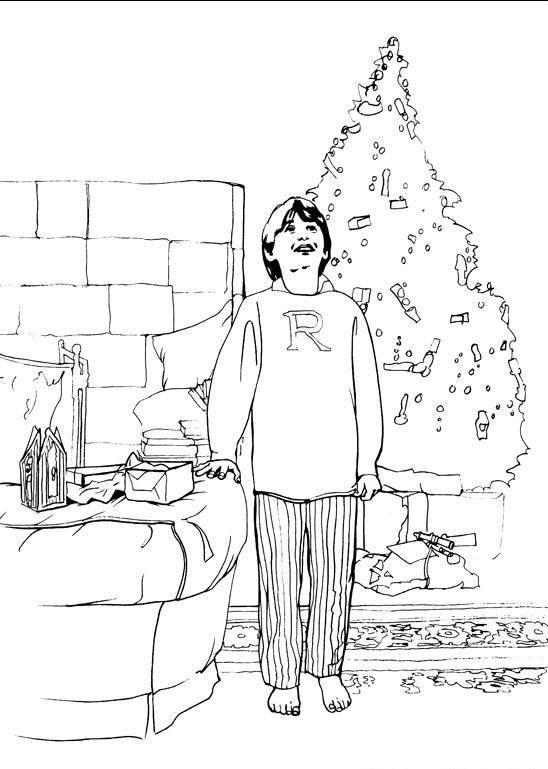 Fisă de colorat cu Harry potter de colorat p24