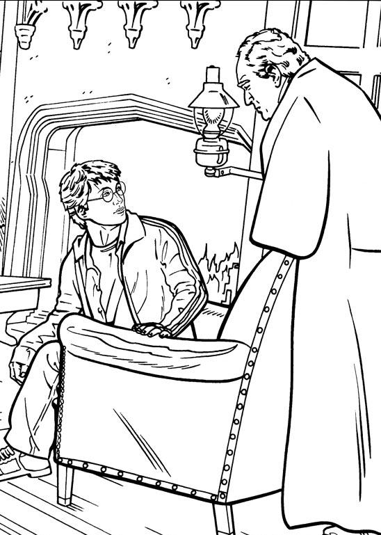 Fisă de colorat cu Harry potter de colorat p41