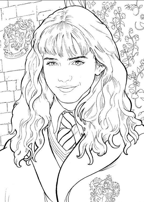 Fisă de colorat cu Harry potter de colorat p54