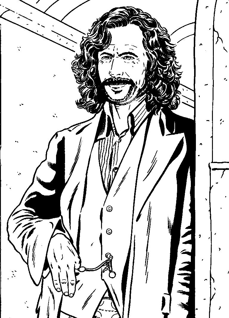 Fisă de colorat cu Harry potter ordinul phoenix de colorat p12