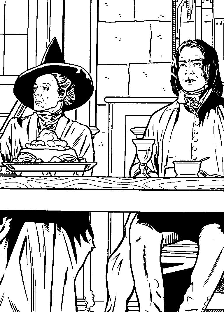 Fisă de colorat cu Harry potter ordinul phoenix de colorat p18