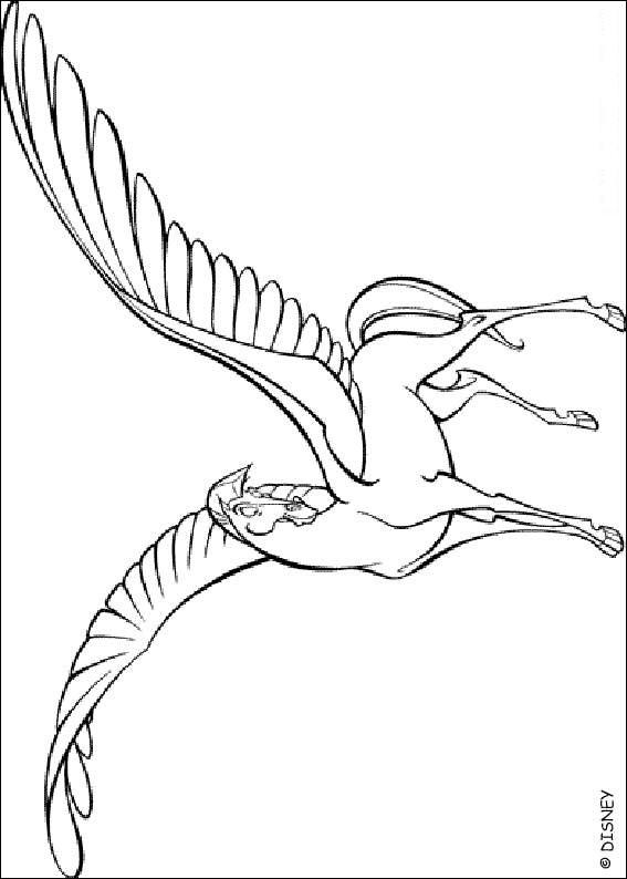 Fisă de colorat cu Hercule de colorat p13