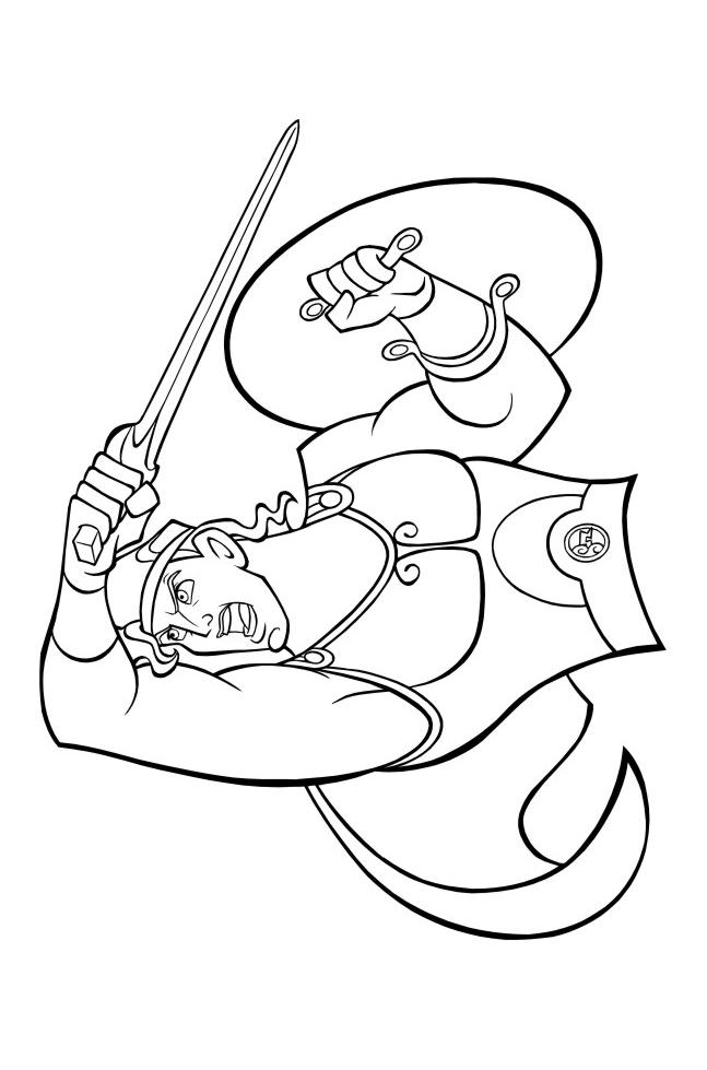 Fisă de colorat cu Hercule de colorat p18