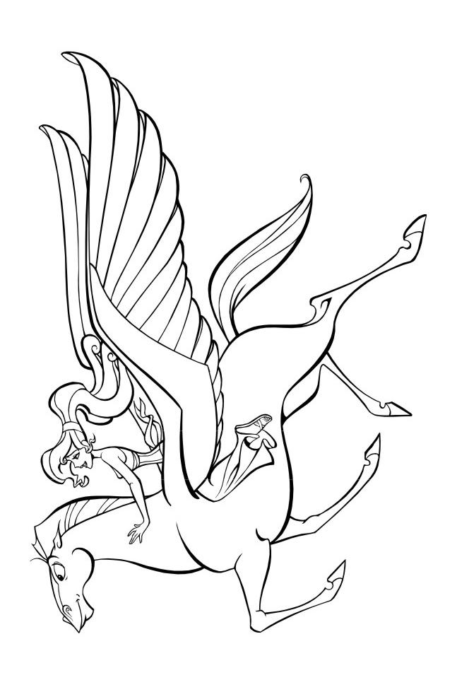 Fisă de colorat cu Hercule de colorat p24