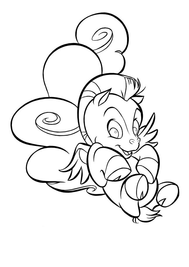 Fisă de colorat cu Hercule de colorat p33