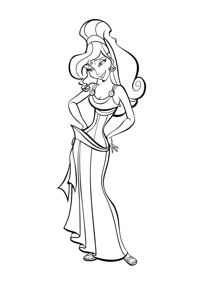 Fisă de colorat cu Hercule de colorat p52