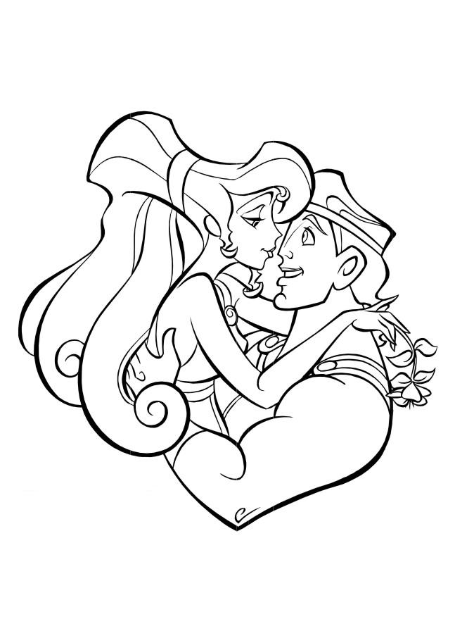 Fisă de colorat cu Hercule de colorat p57