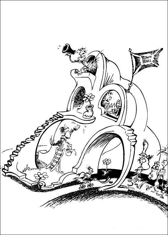 Fisă de colorat cu Horton de colorat p10