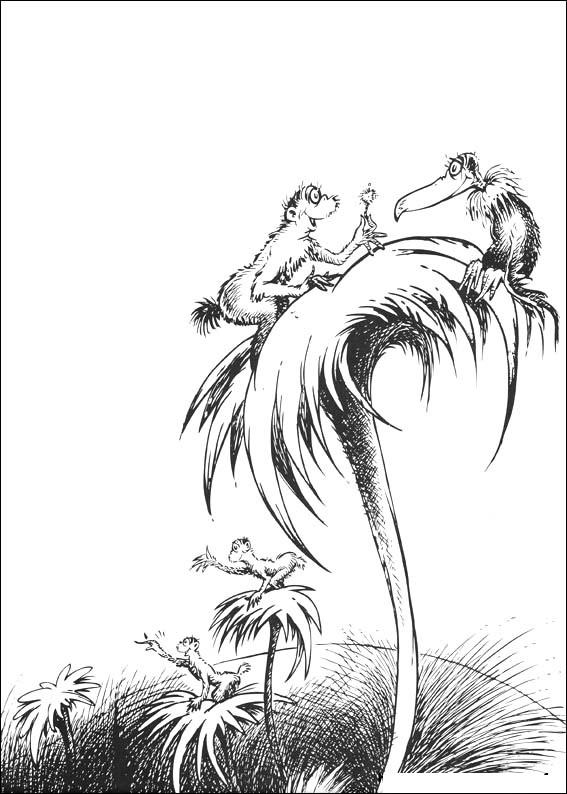 Fisă de colorat cu Horton de colorat p13