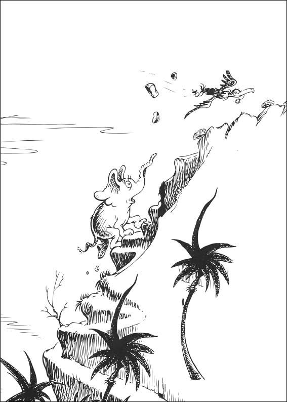 Fisă de colorat cu Horton de colorat p14