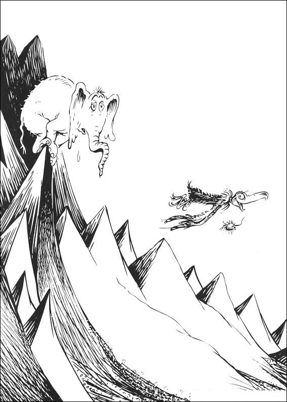 Fisă de colorat cu Horton de colorat p15