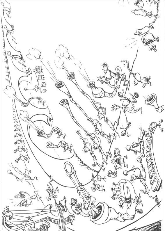 Fisă de colorat cu Horton de colorat p26