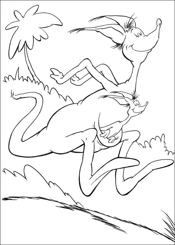 Fisă de colorat cu Horton de colorat p39