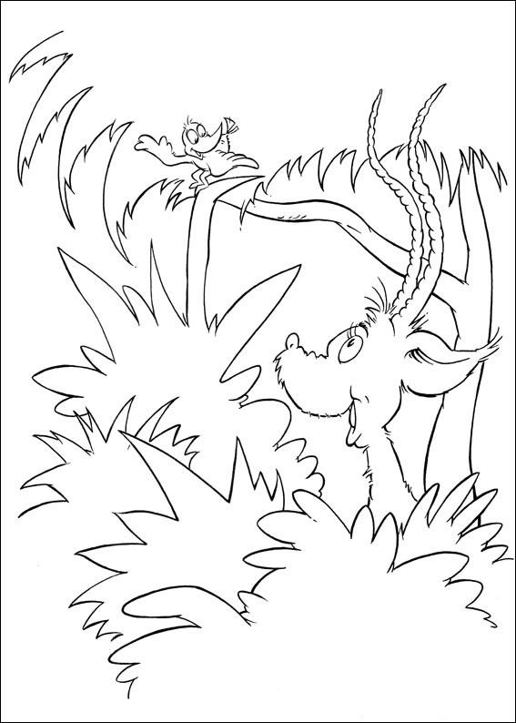 Fisă de colorat cu Horton de colorat p42