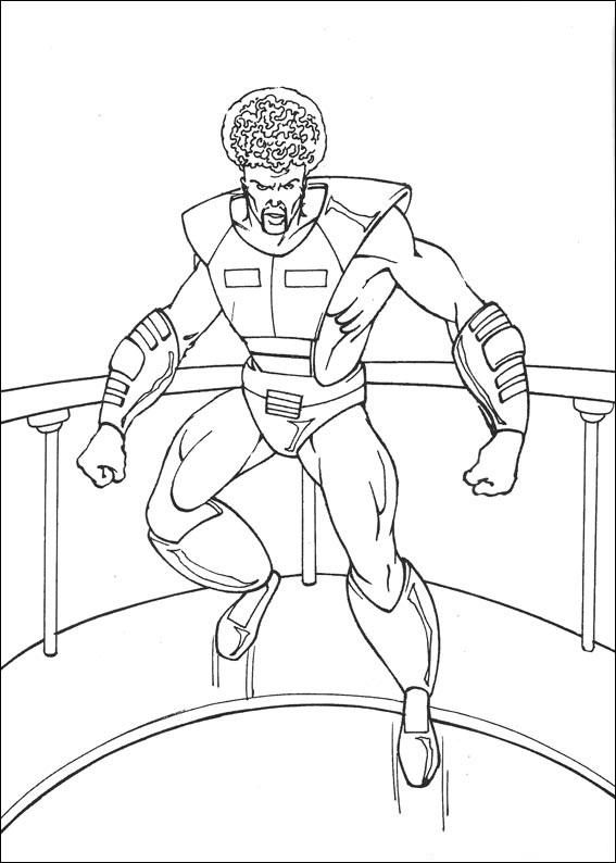 Fisă de colorat cu Hulk de colorat p33